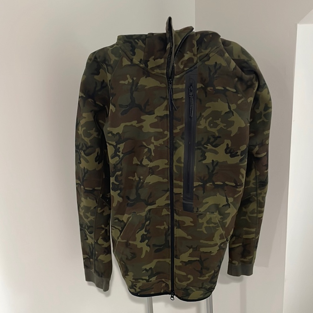 Rare Camo nike tech fleece winter hoodie